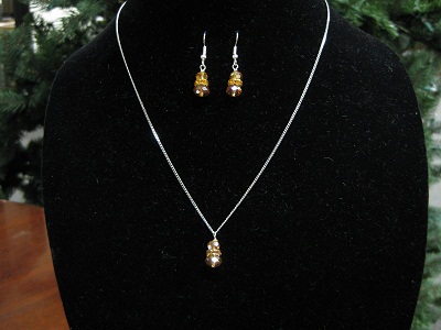 Earrings and Necklace Set